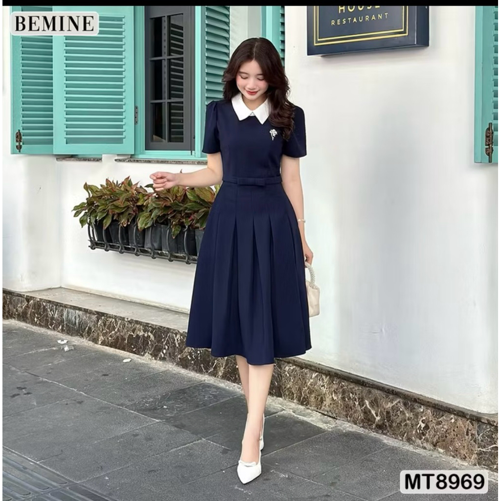 Váy Bemine xanh dương size M