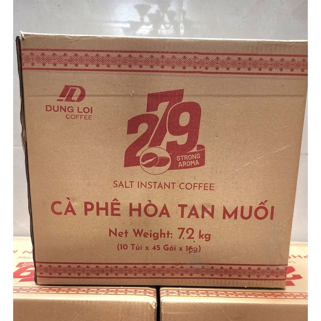 [Thùng 10 bịch] Cafe Muối 279 - Bịch 45 gói