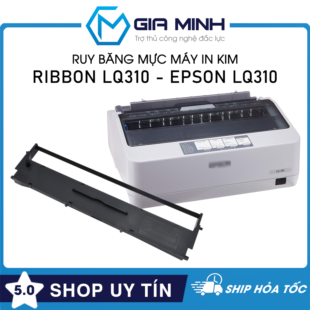 Ruy Băng Mực Máy In LQ310 - Tương Thích Máy In Kim Epson LQ310 - Full VAT - Full Box