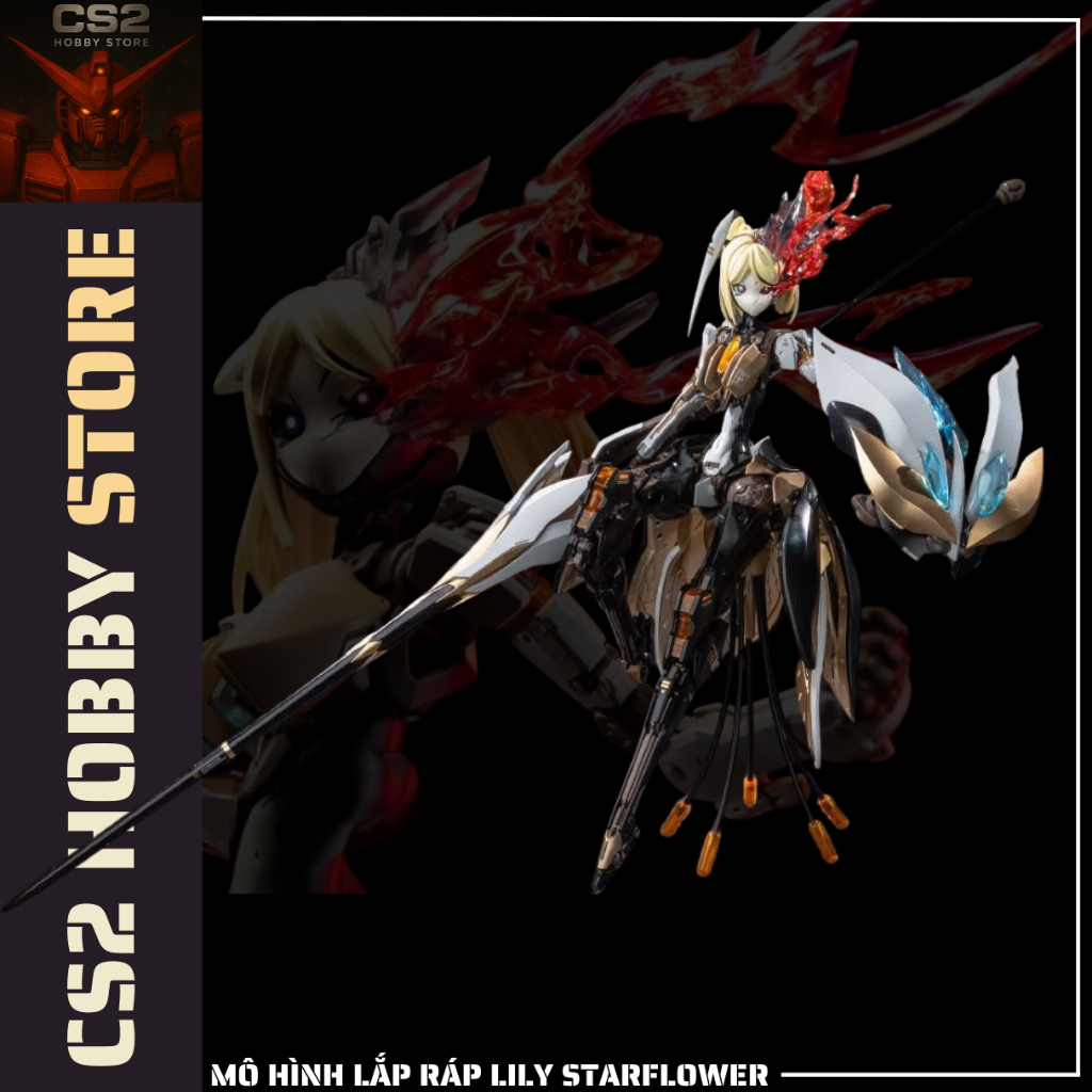 (Sẵn Hàng) Mô hình lắp ráp LiLy Flower MK3 Star - Hemoxian Hechengzhizao