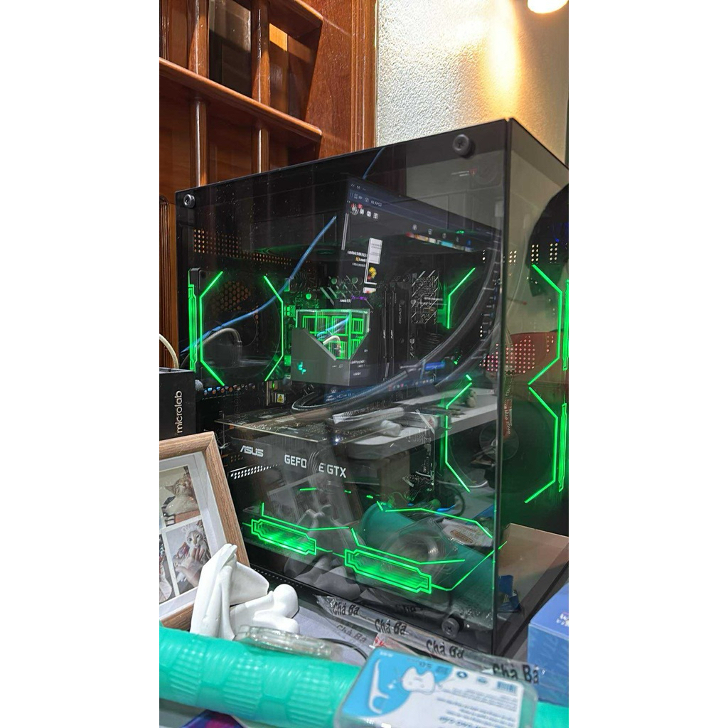 COMBO Main h610m k d4/ i3 12100f/ 16g ram ddr4/ vga asus 1650/ nguồn deepcool 550w full bh hãng