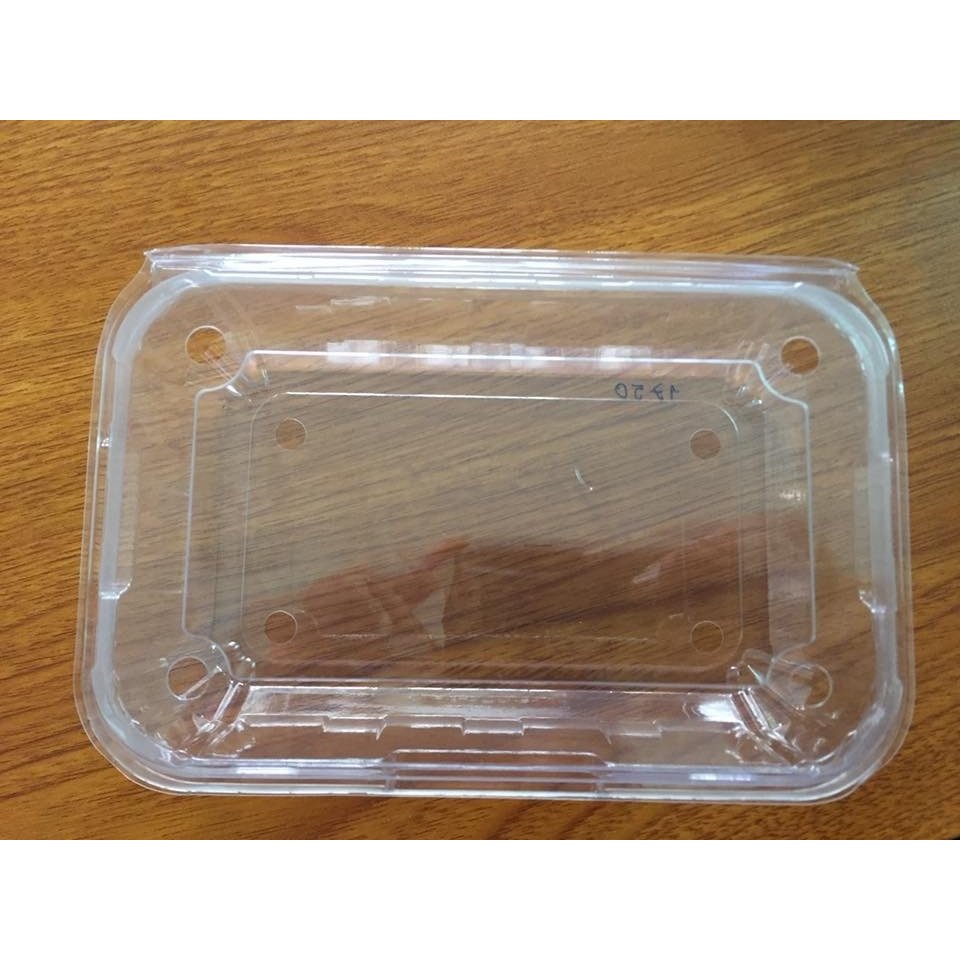 100 hộp nhựa đựng trái cây p350a 350gam dâu cherry