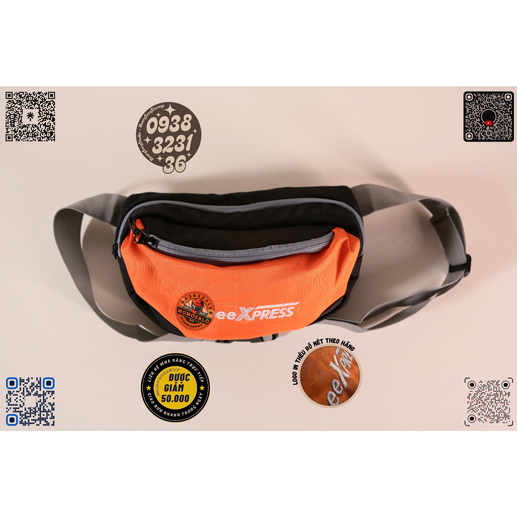 Túi đeo shipper công nghệ Shoppe Xpress Indo