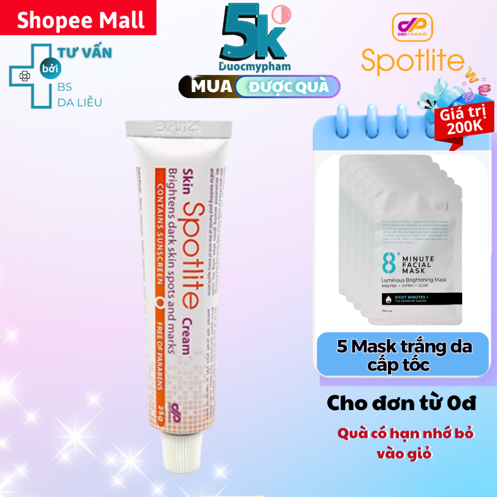 Kem Mờ Nám Spotlite Brightens Dark Skin Spots And Marks - Làm Trắng Đều Màu Da Ngăn Ngừa Lão Hóa 25m