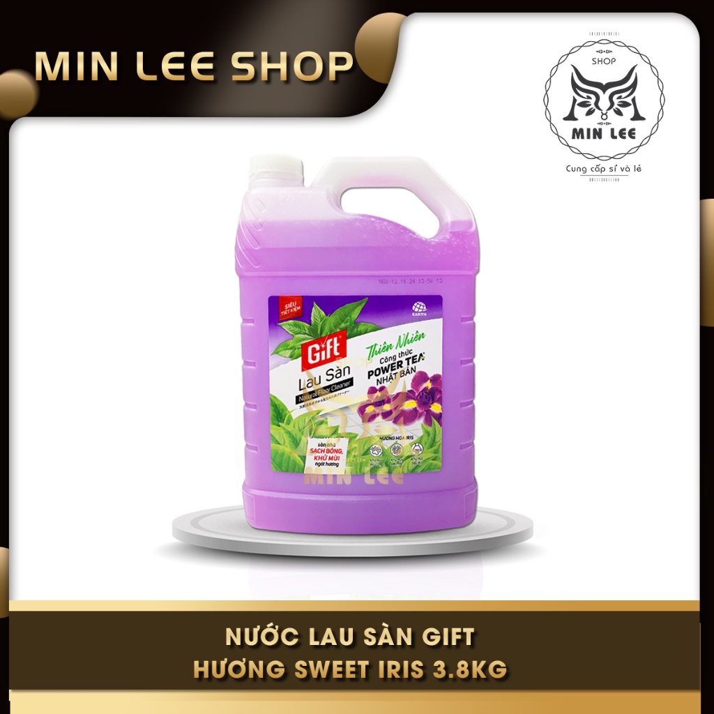 Nước Lau Sàn Gift Hương Sweet Iris 3.8kg