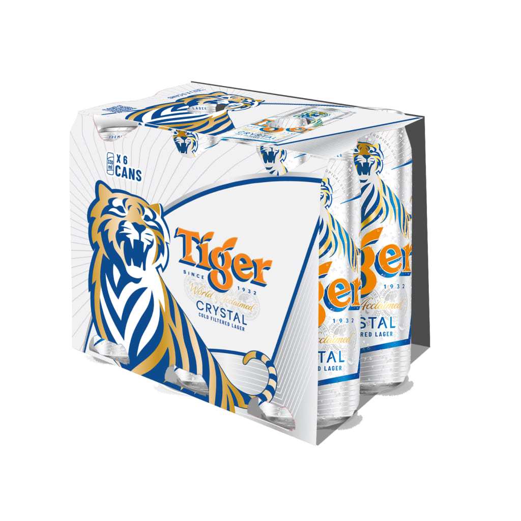 Thùng 20 lon bia Tiger Bạc 330ml