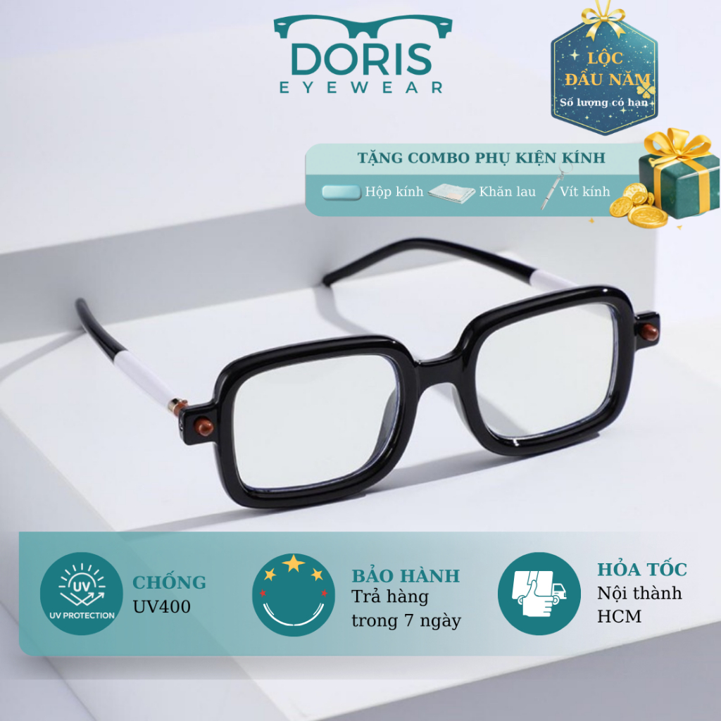 Kính Mát Nam Nữ Kuboraum P2 – Kính Mát Thời Trang Chống Tia UV400 Phong Cách Hàn Quốc Trẻ Trung Dori