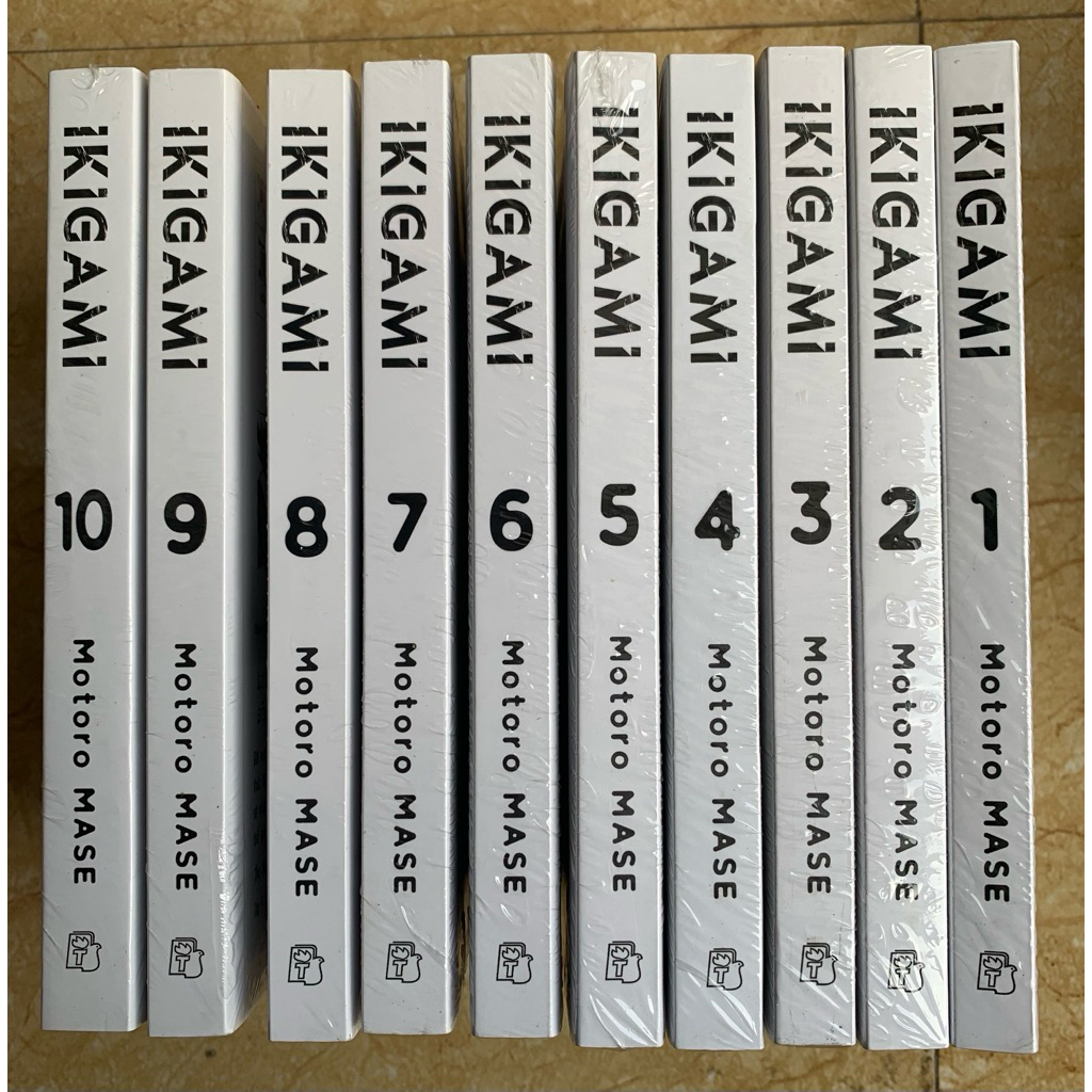 Vở Ikigami full 1-10 seal