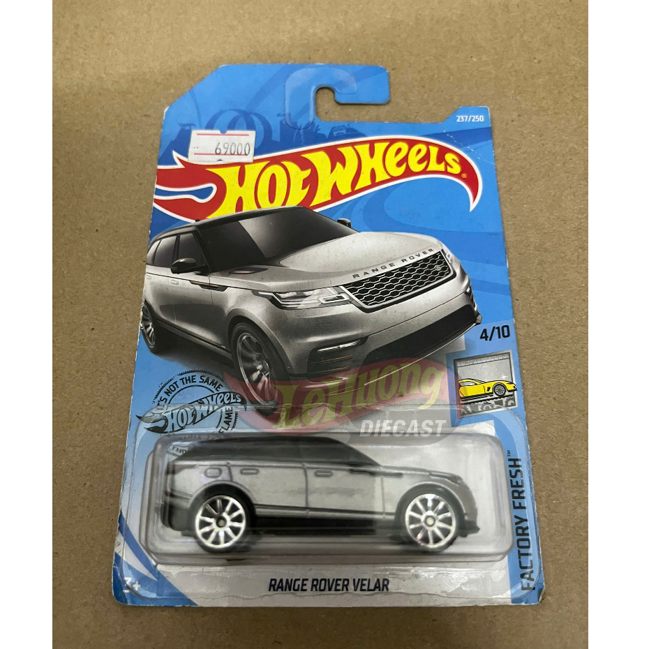 LeHuong Diecast - Xe mô hình Hot Wheels RANGE ROVER VELAR (Silver)