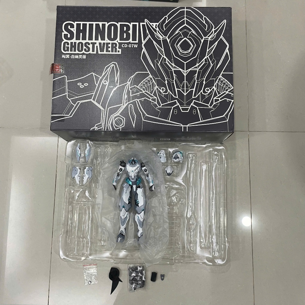 Mô hình body Metal build mb 1/72 Ninja Chou White Ver CD-07X Cangdao [2nd còn mới - Vui lòng đọc kỹ 