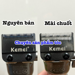 ✅Kemei Tông Đơ Cắt Tóc 1699 Công Suất 8W Cao Cấp Màu đen Chính Hãng Tốc Độ 9000 Vòng Phút Pin Lithium Ion 3000mAh