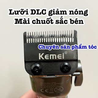 ✅Kemei Tông Đơ Cắt Tóc 1699 Công Suất 8W Cao Cấp Màu đen Chính Hãng Tốc Độ 9000 Vòng Phút Pin Lithium Ion 3000mAh