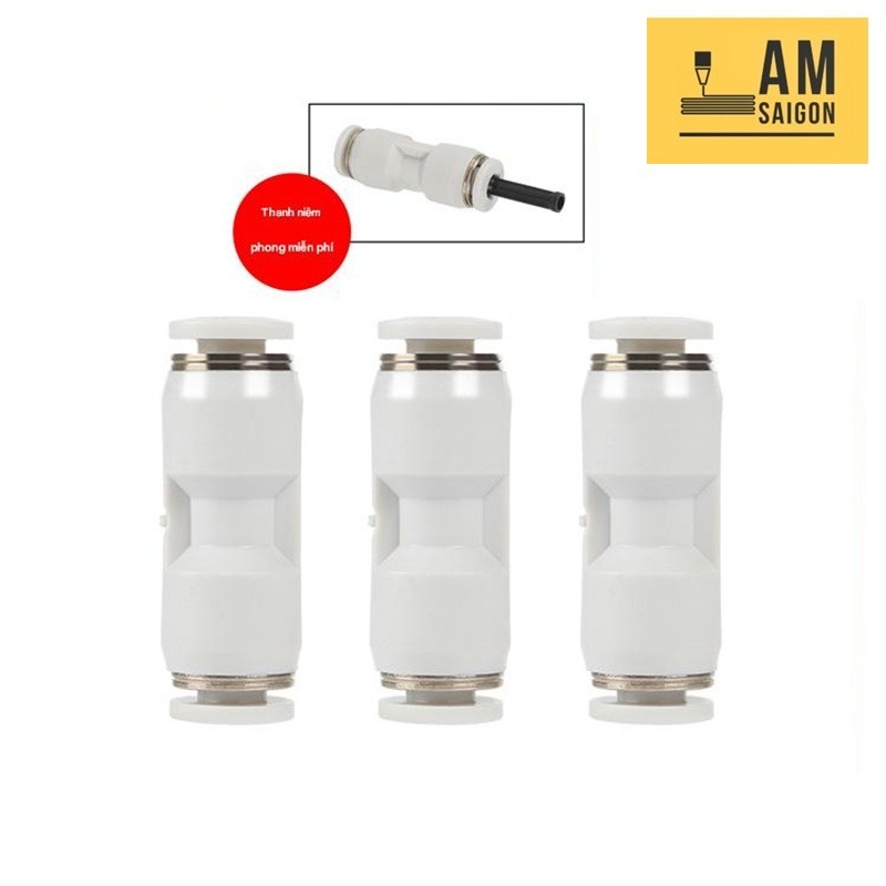 Đầu nối ống dẫn PTFE Teflon tượng thích AMS cho máy in 3D Bambu Lab