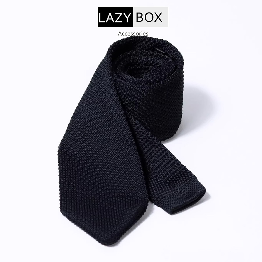 Cà vạt len cho nam Knit tie công sở, Sartorial guys đầu nhọn phụ kiện cho nam công sở, đi tiệc party