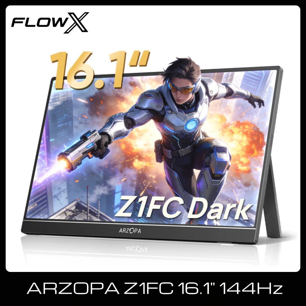 Màn Hình Di Động ARZOPA Z1FC 16.1 Inch FHD 144Hz 100% sRGB HDR USB-C HDMI