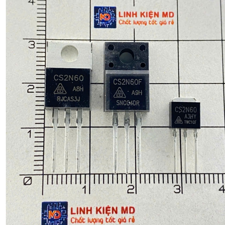2N60 # 2N80 Mosfet kênh N (Combo 4 con)
