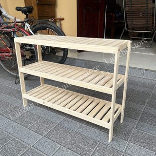 Kệ gỗ 3 ngăn decor, kệ gỗ trang trí