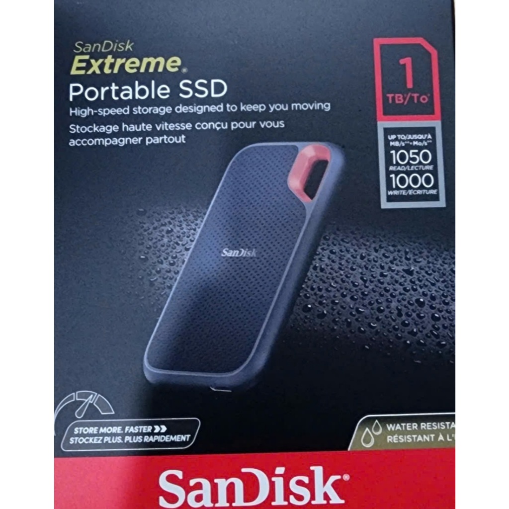 Ổ cứng di động External SSD Sandisk Extreme V2 E61 New 2021 - 1TB