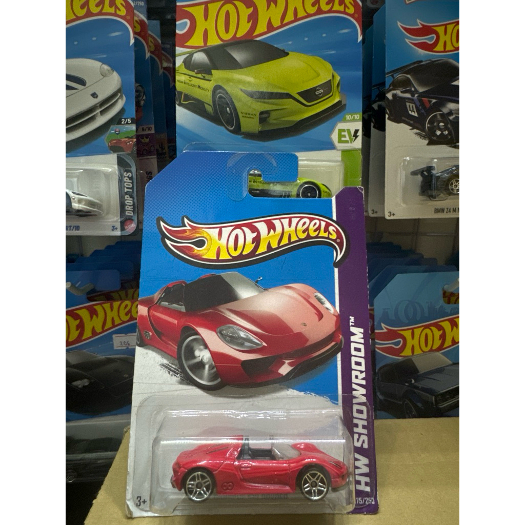 (Hoả tốc SG) Xe mô hình 1:64 Hot Wheels chính hãng Mattel Porsche 918 Spyder