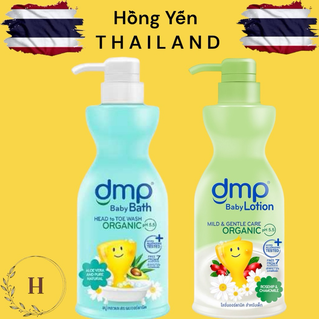 Sữa Tắm DMP Baby Bath 480ml – Sữa tắm/gội DMP cho bé Hàng Thái Lan