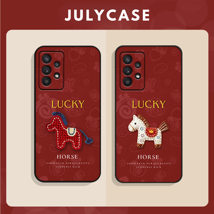 Ốp Lưng Samsung A32 4G/5G - A52/52s - A72 LUCKY HORSE TẾT ngựa lucky