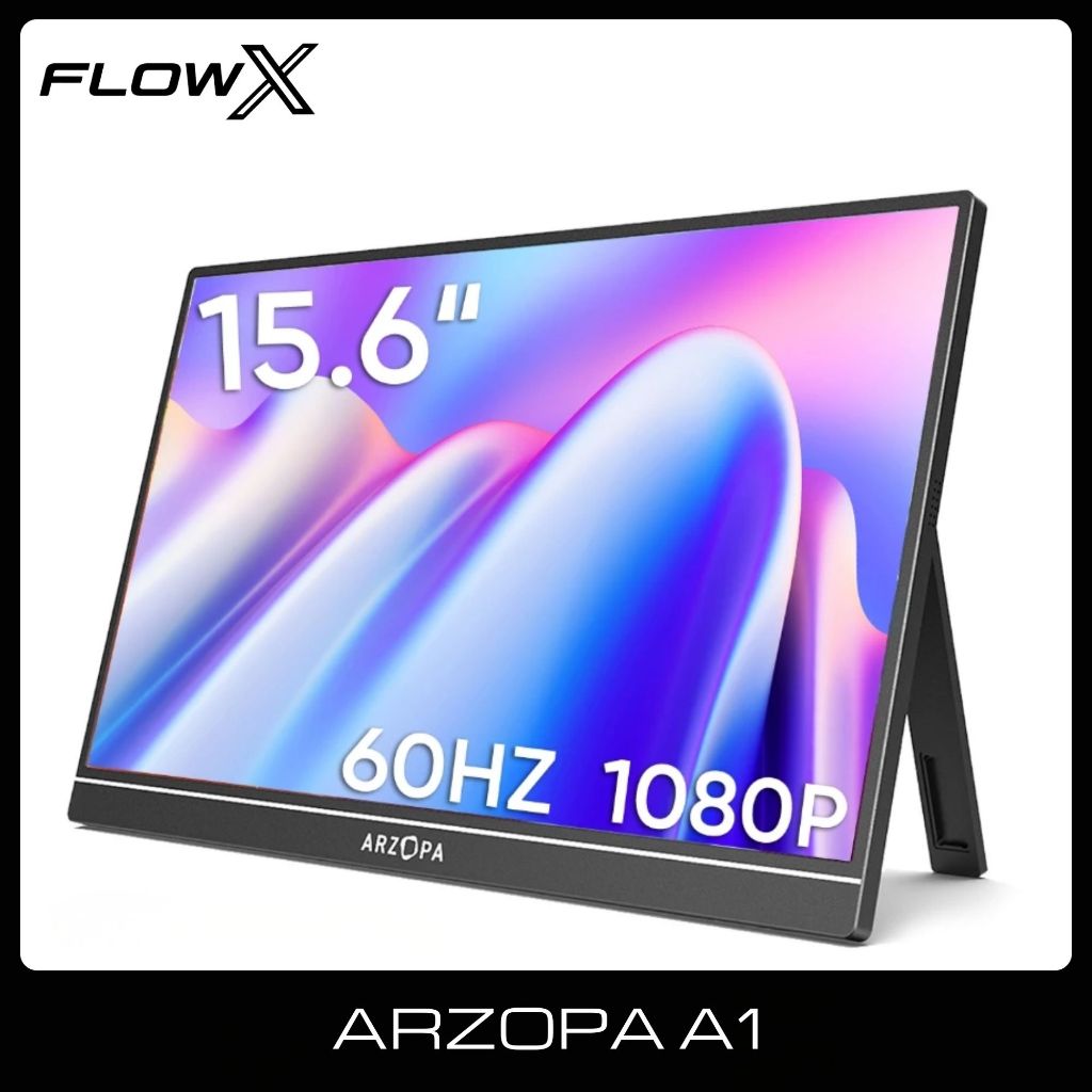 Màn Hình Di Động ARZOPA A1 15.6 Inch Full HD IPS USB-C HDMI Khung Hợp Kim