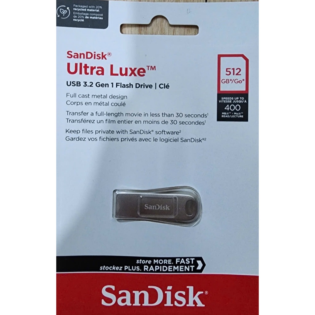 USB Sandisk Ultra Luxe CZ74 512GB
