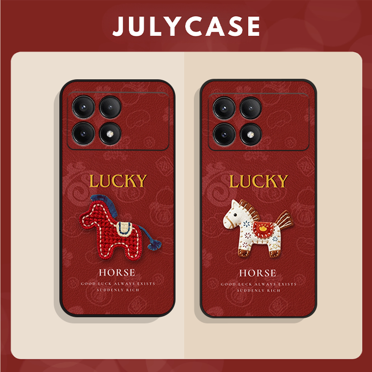 Ốp Lưng Xiaomi Redmi K60 / K60 Pro / K60 Ultra LUCKY HORSE TẾT ngựa lucky