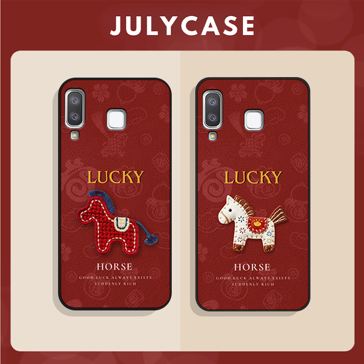 Ốp Lưng Samsung A8 Star - A9 Star LUCKY HORSE TẾT ngựa lucky