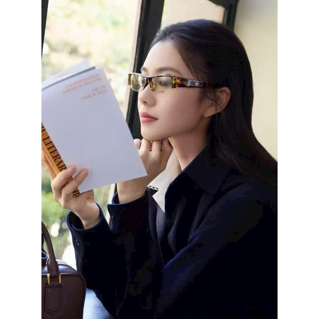 Mắt Kính Vuông Nhỏ Sếp Tùng Unisex M MIN MEO HOT M126