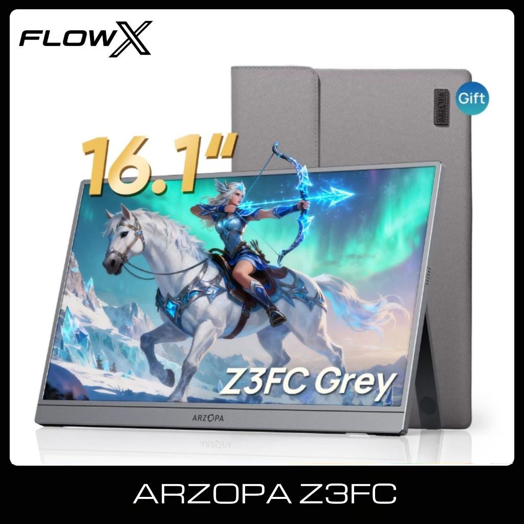 Màn Hình Di Động ARZOPA Z3FC 16.1 Inch QHD 2.5K 180Hz IPS USB-C HDMI
