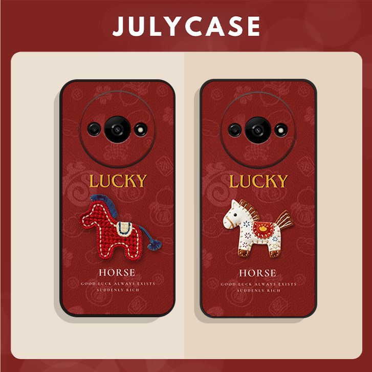 Ốp Lưng Xiaomi Redmi A3/ Redmi A5 LUCKY HORSE TẾT ngựa lucky