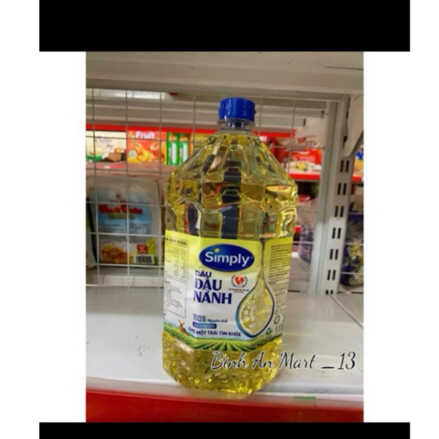 Dầu ăn simply đậu nành 2l