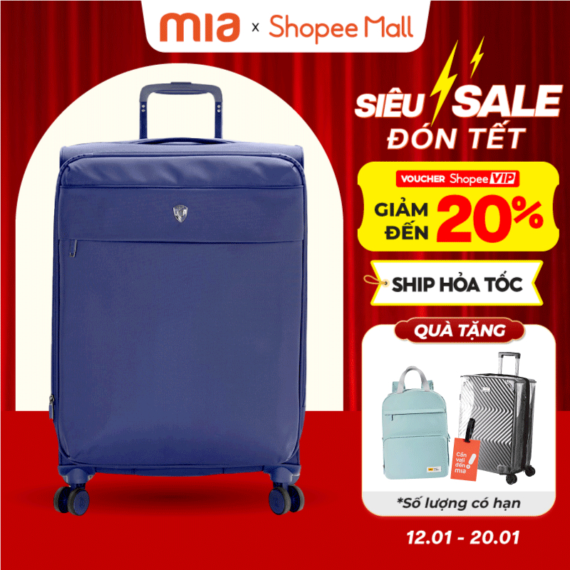 [Vali SIÊU NHẸ] Vali Heys XERO Elite - size 20/24/28, Trọng Lượng Siêu Nhẹ, Chất Liệu Vải Tái, Chế T