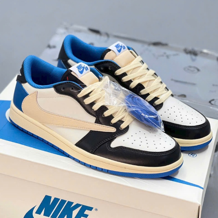 Giày Thể Thao JD1 Travis Scott Cổ thấp Hàng Cao Cấp Tặng Fullbox.