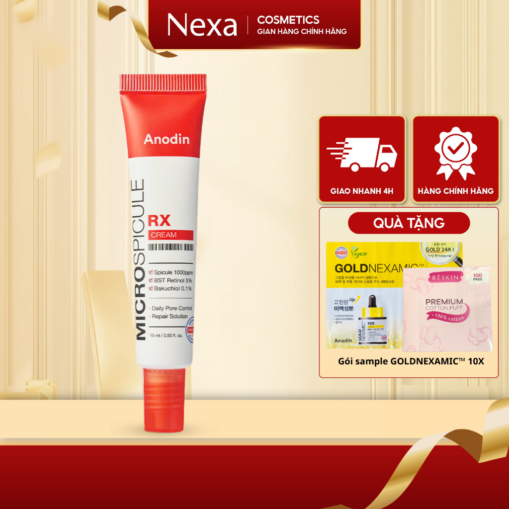 Kem Retinol vi gai RX Micro Spicule Anodin 15ml