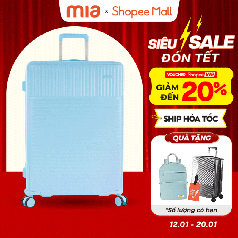 Vali Kéo Du Lịch Heys PASTEL - Nhựa PC Cao Cấp Siêu Bền Bỉ, Size 20/24/28, Khóa TSA Bảo Mật - Chính 