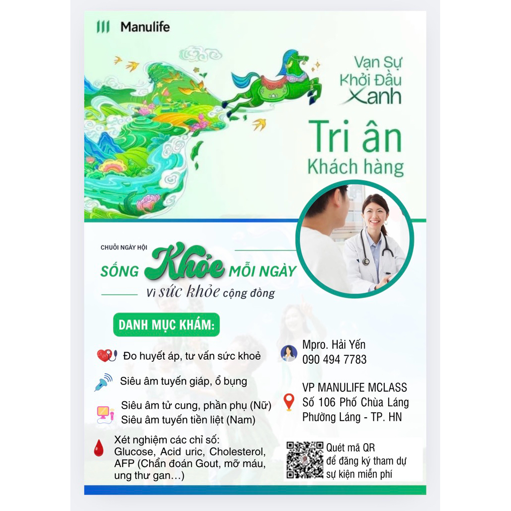 Set 100 tờ rơi A5 Manulife