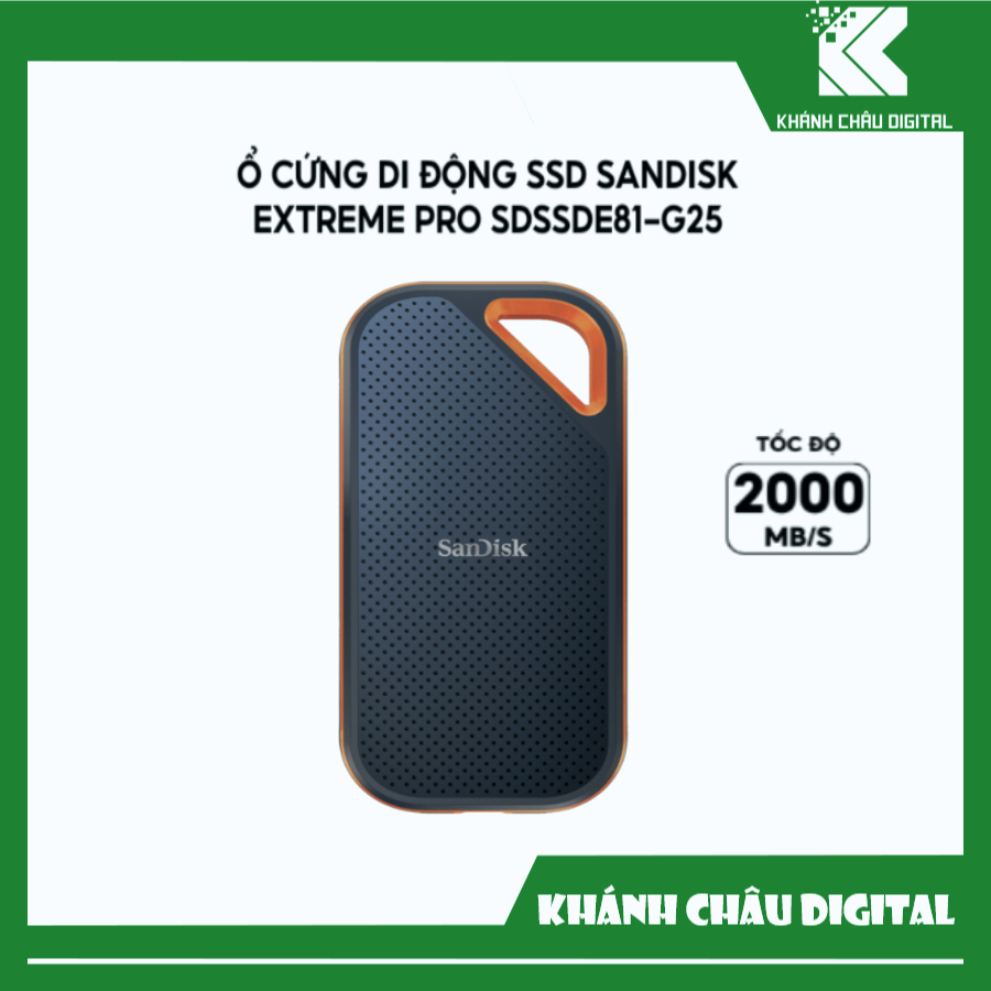 Ổ cứng di động SSD SanDisk PRO  2TB 4TB