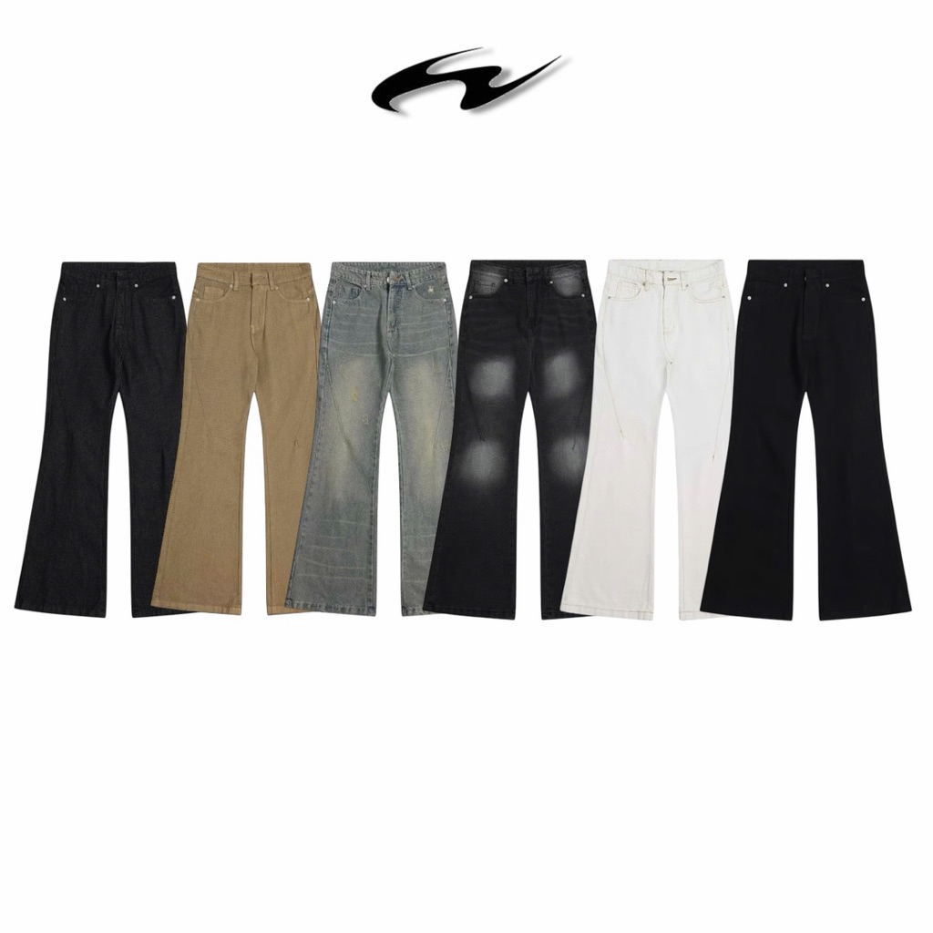 ALL FLARED JEANS WASH - Quần jeans ống loa form unisex nam nữ Whose. | BigBuy360 - bigbuy360.vn