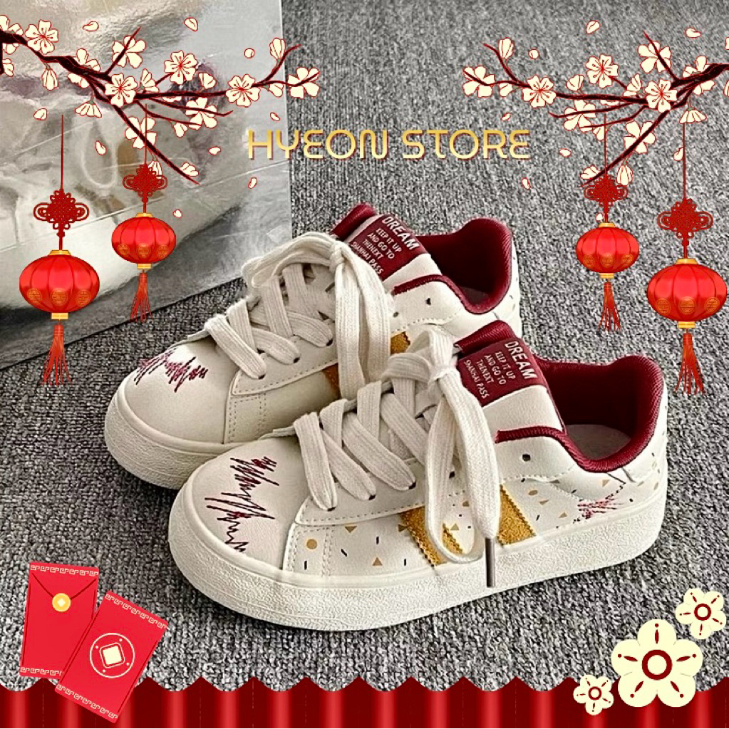 [HỎA TỐC]Giày thể thao sneaker nữ nam độn đế 4cm phối màu cực xinh đi chơi đi học hottrend 2026 FULL