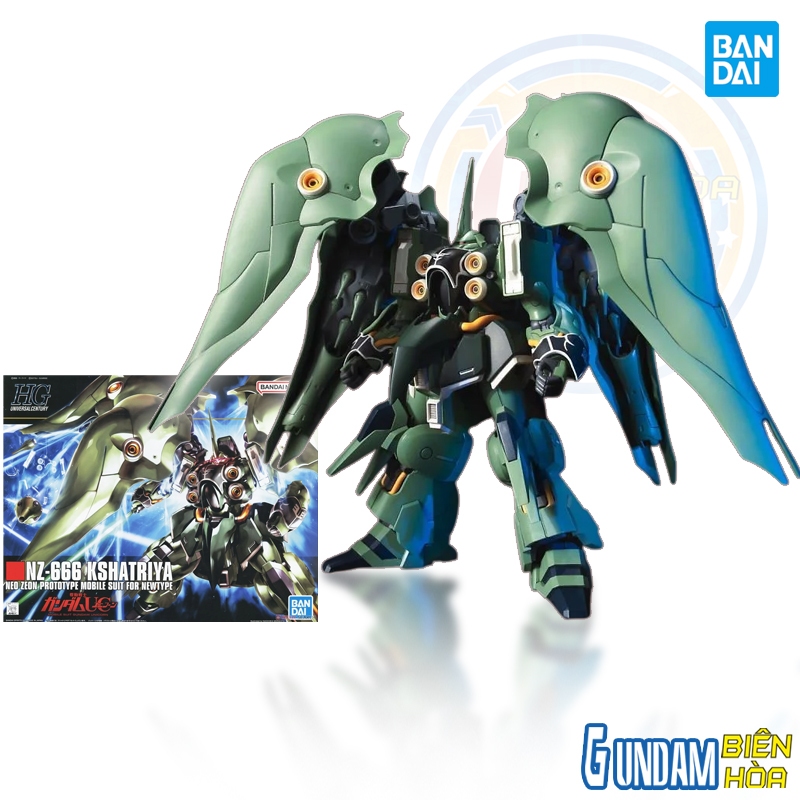 Bộ lắp ráp mô hình 1/144 HGUC NZ-666 KSHATRIYA