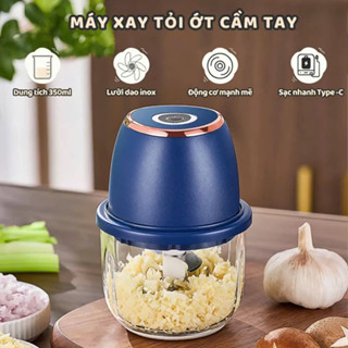 Máy xay tỏi và tiêu cầm tay điện Mini - Máy xay tỏi và tiêu tiện lợi, Máy xay nhà bếp