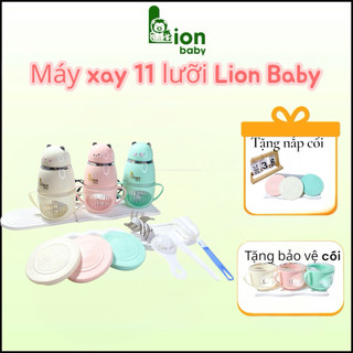 Máy xay đa năng Lion Baby và máy xay Bear 3 cối cho bé