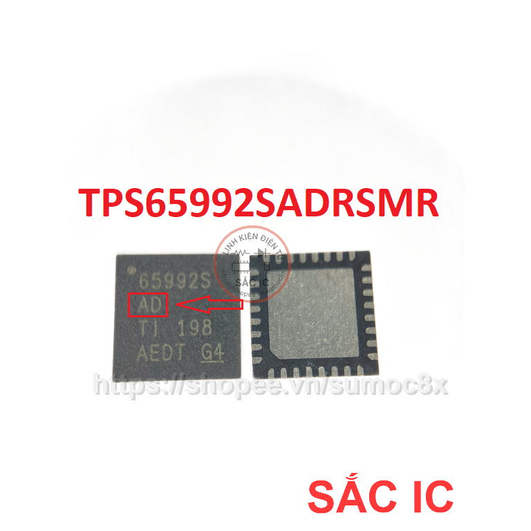 [TPS109] TPS65992SADRSMR P65992S 65992 ic nguồn trên bo mạch - Mới nguyên bản - Original NEW