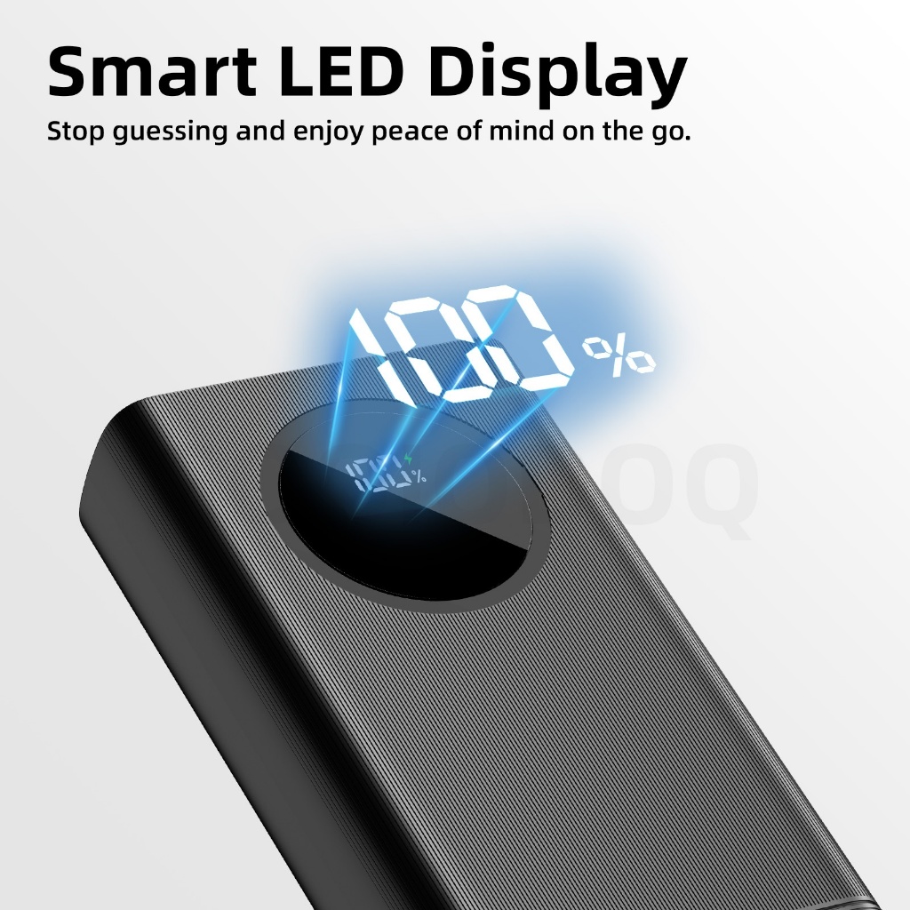 Sạc dự phòng Goojodoq 20000mAh, sạc nhanh 22.5W, cáp sạc tích hợp, màn hình LED hiển thị kỹ thuật số | BigBuy360 - bigbuy360.vn