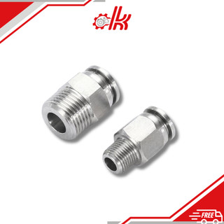 Nối hơi inox IPC Ren Ngoài