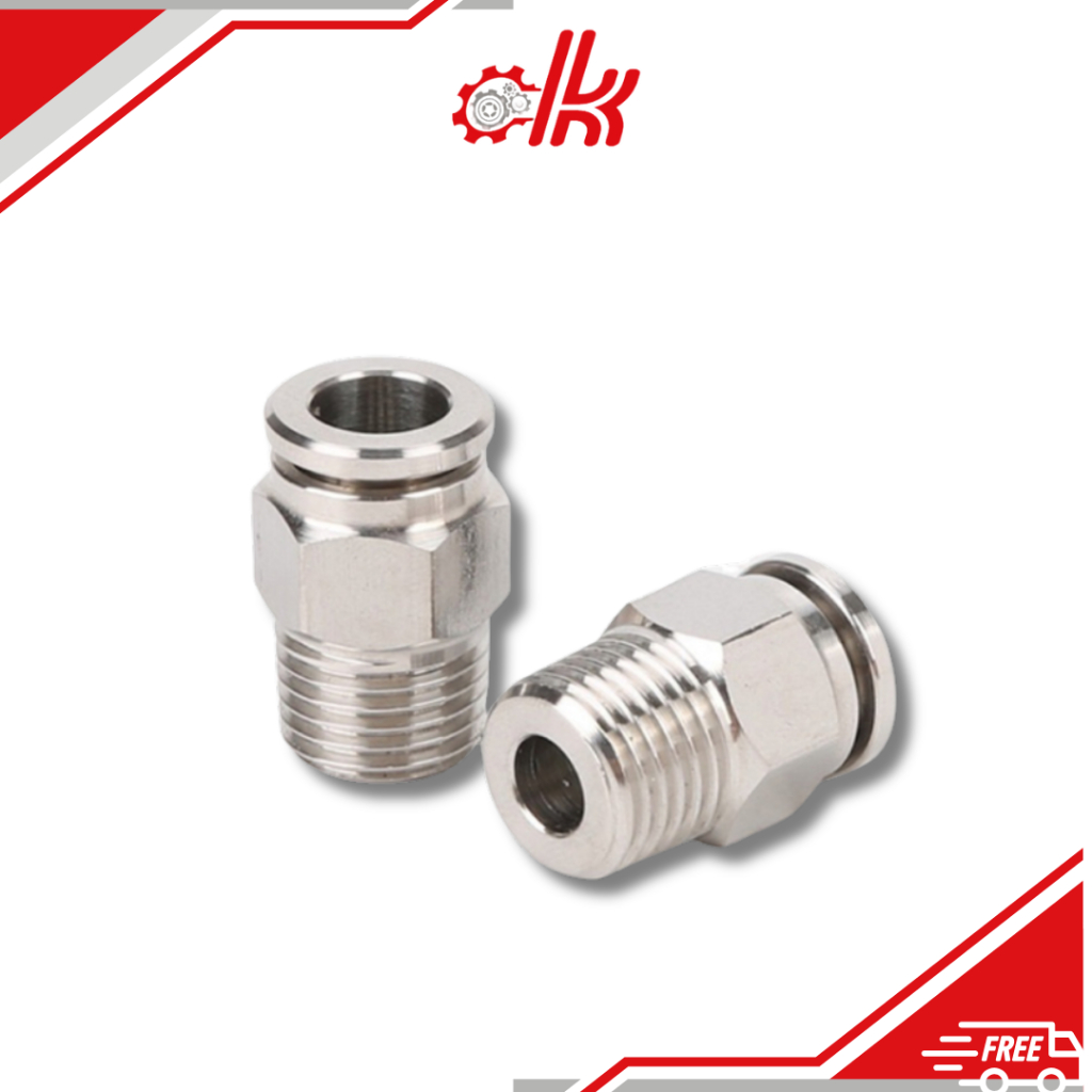 Nối hơi inox IPC Ren Ngoài