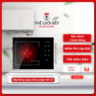 Bếp Hồng Ngoại Đơn Junger MT 21 2200W – Màu Đen, Công suất: 2200W, 1 Vùng Nấu Nhỏ Gọn Sang Trọng