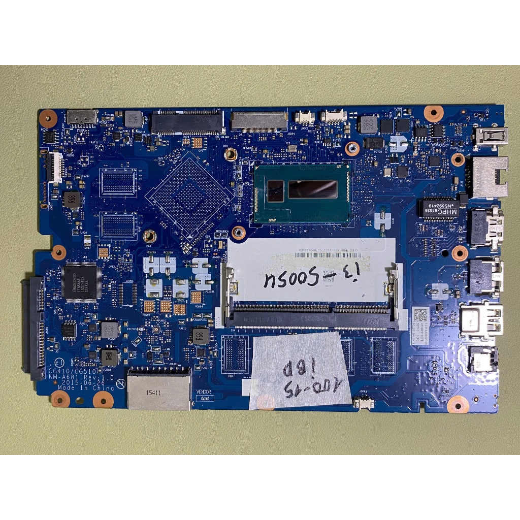 (MAIN XÁC) Laptop Lenovo 100-15IDB CPU i3 Gen 5 lấy linh kiện